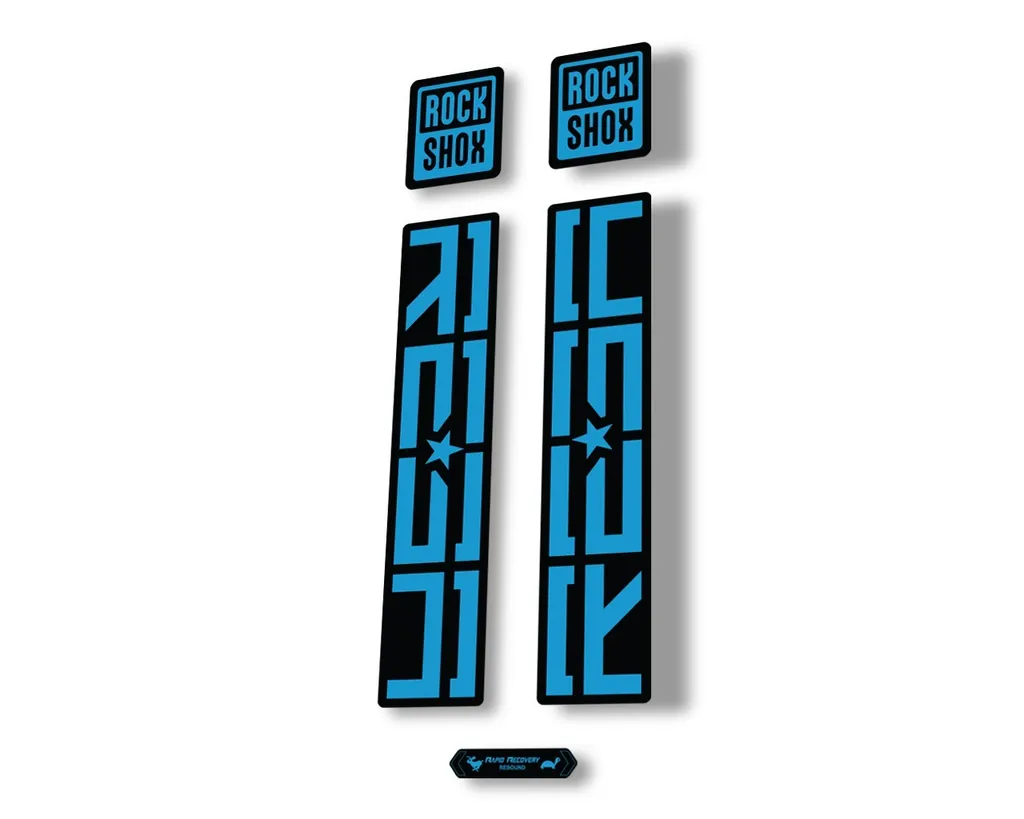 Rock Shox REBA 2020 Fork Decal Mountain Bike Cycling Sticker Adhesive Blue - 1