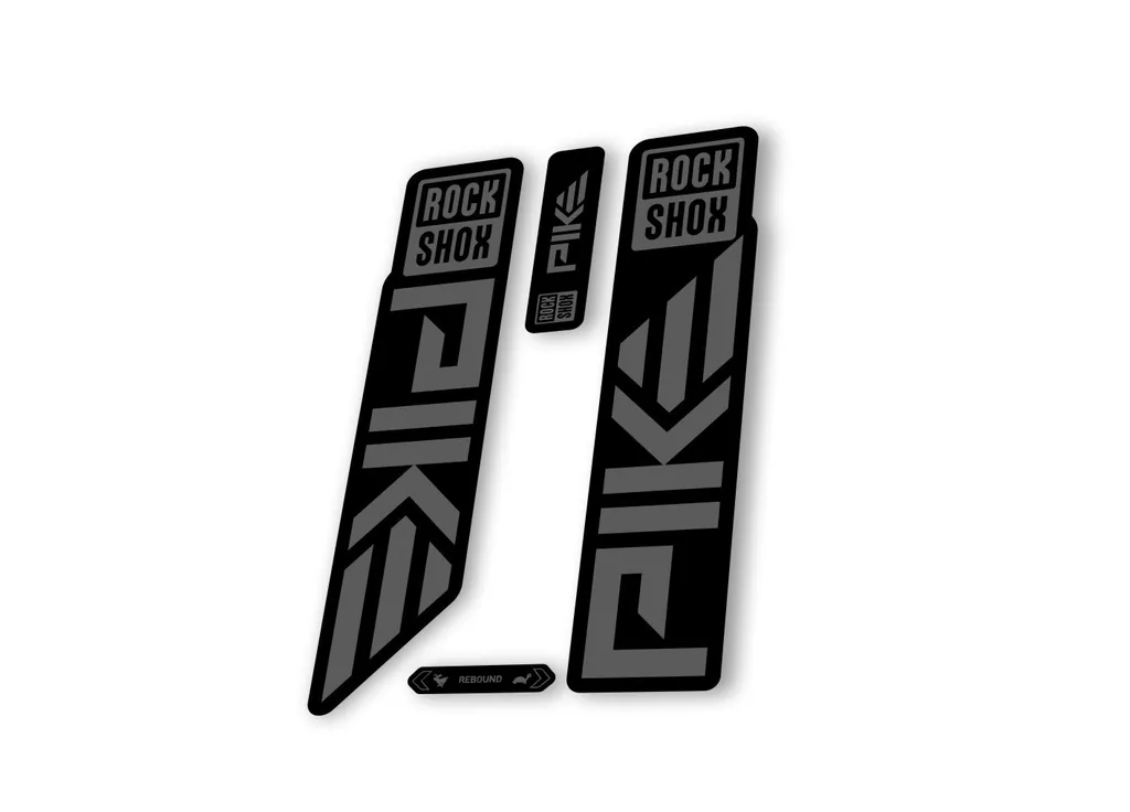 Rock Shox PIKE 2023 Mountain Bike Cycling Decal Sticker Adhesive Gray - 1