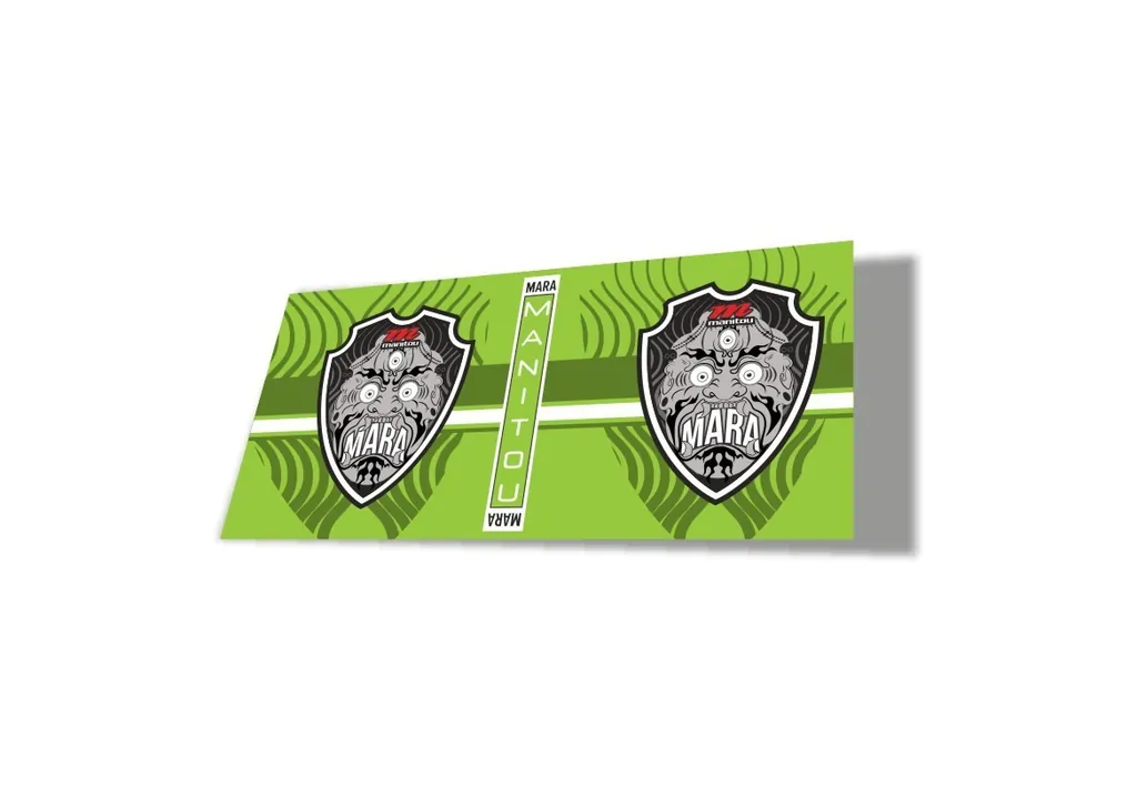Manitou Mara 2020 Rear Shock Suspension Factory Sticker Decal Green - 1