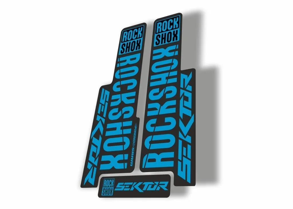 Rock Shox SEKTOR 2018 Fork Decal Mountain Bike Cycling Sticker Adhesive Blue - 1