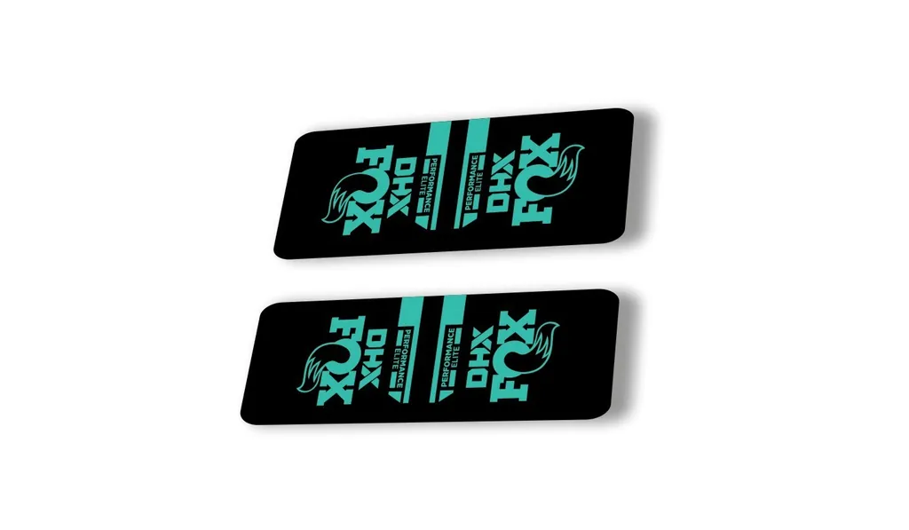 FOX DHX 2022 Performace Elite Rear Shock Suspension Sticker Decal Dolphin - 1