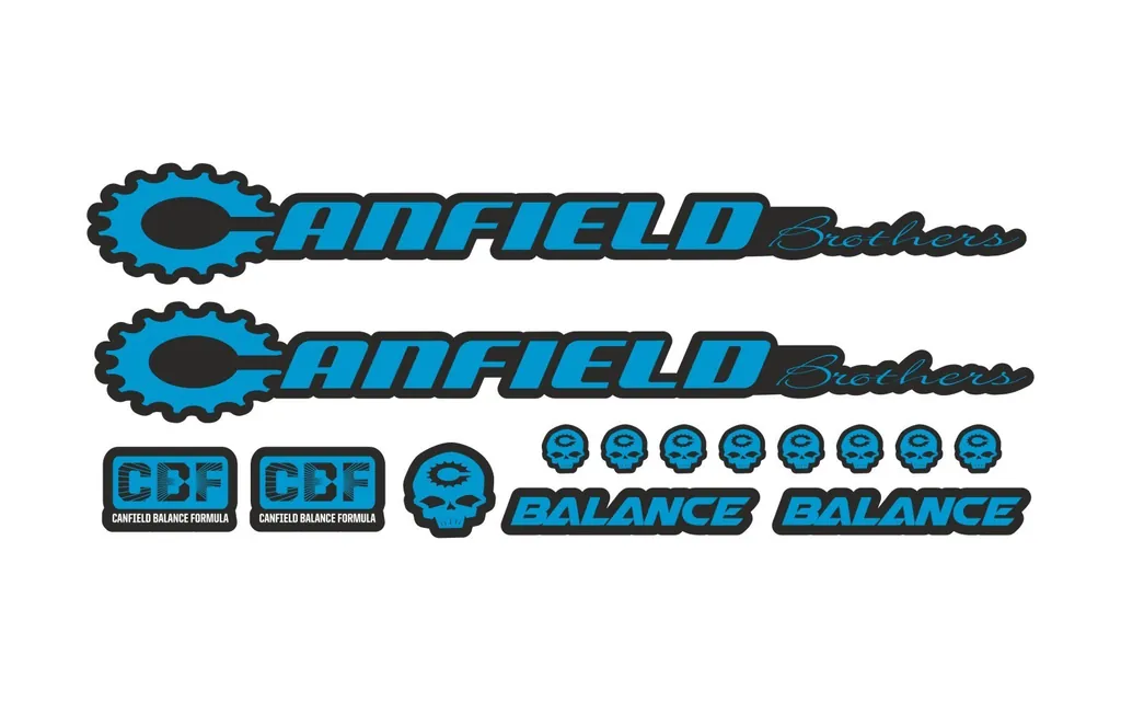 Canfield Balance 2016-17 Frame Sticker Factory Decal Adhesive Vinyl Blue - 1