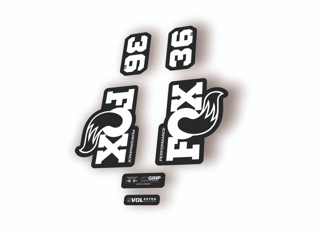 FOX 36 SL Performance Factory 2026 Fork Decal Sticker Adhesive White - 1