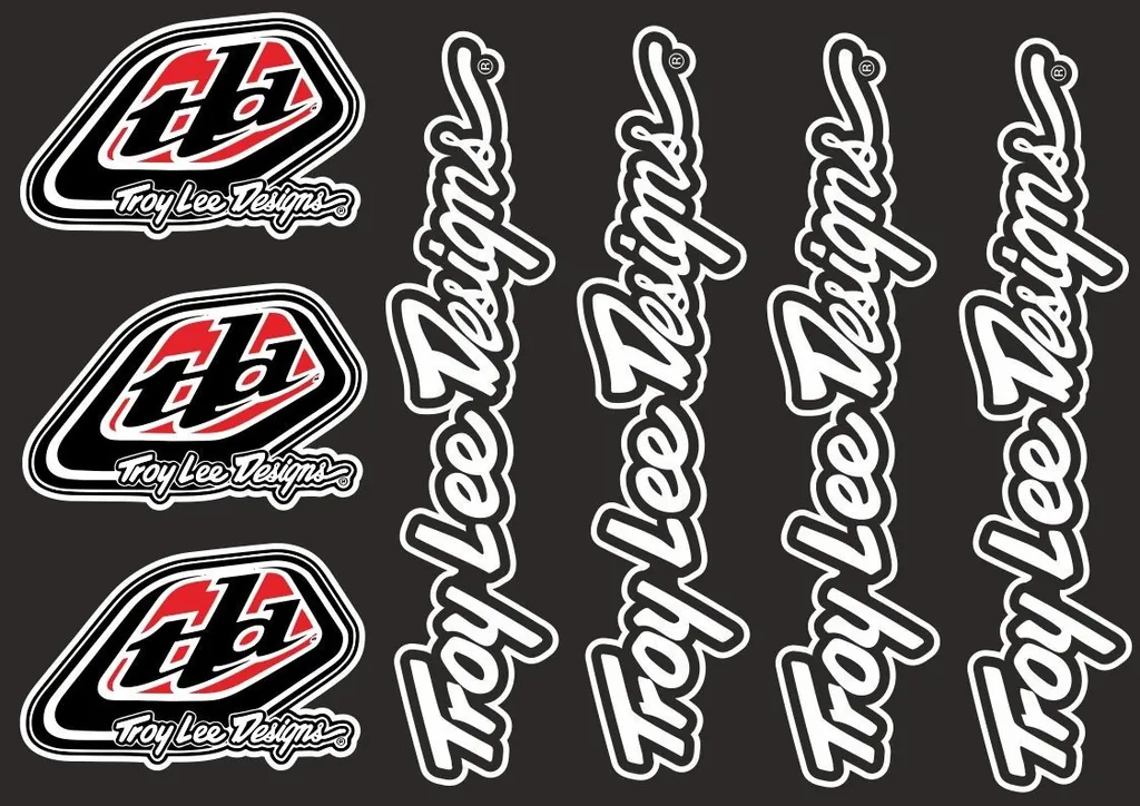 Troy Lee Designs Bike Bicycle Frame Decal Stickers Graphic Adhesive Set Vinyl #4 - 1