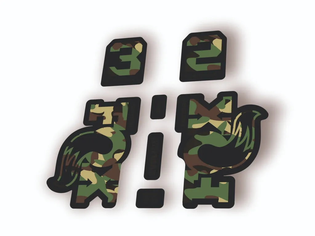 Fox 32 Step Cast 2025 Fork Suspension Factory Decal Sticker Adhesive Camo - 1