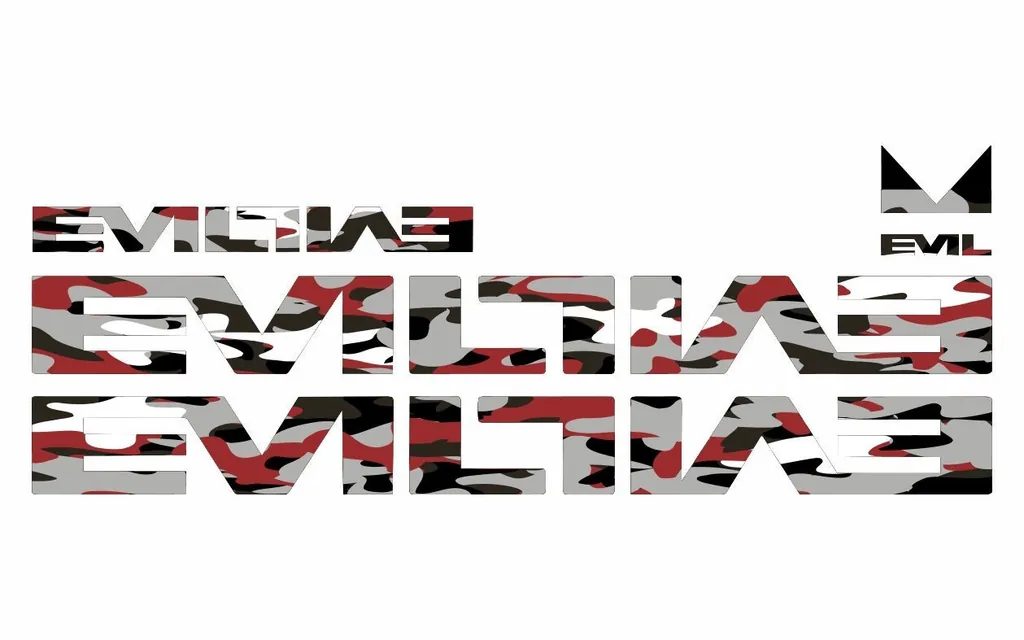 Bicycle Vinyl Frame Stickers – Compatible with EVIL Bike Frames – Red Camo - 1