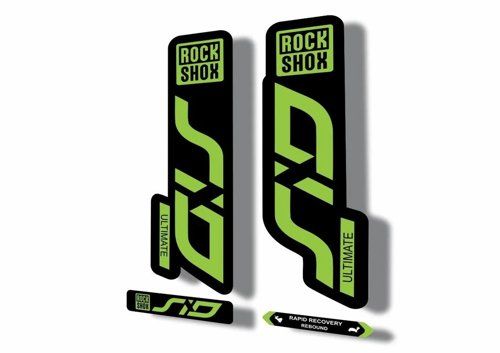 Rock Shox SID 2020 ULTIMATE Mountain Bike Cycling Decal Sticker Green - 1