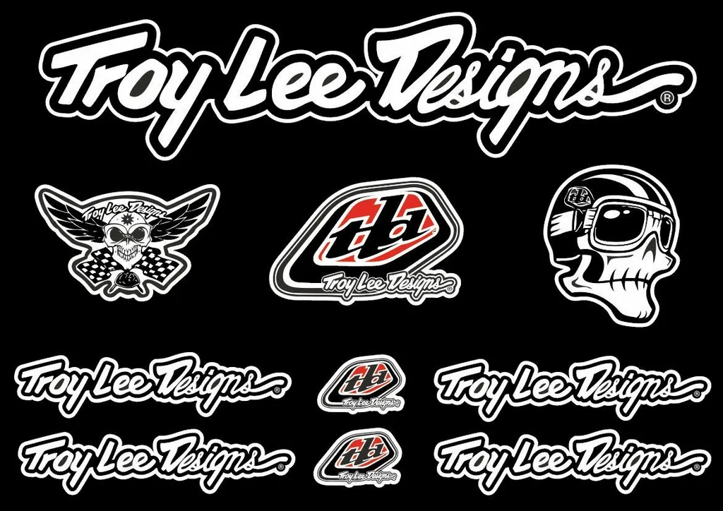 Troy Lee Designs Bike Bicycle Frame Decals Sticker Graphic Adhesive Set Vinyl #1 - 1