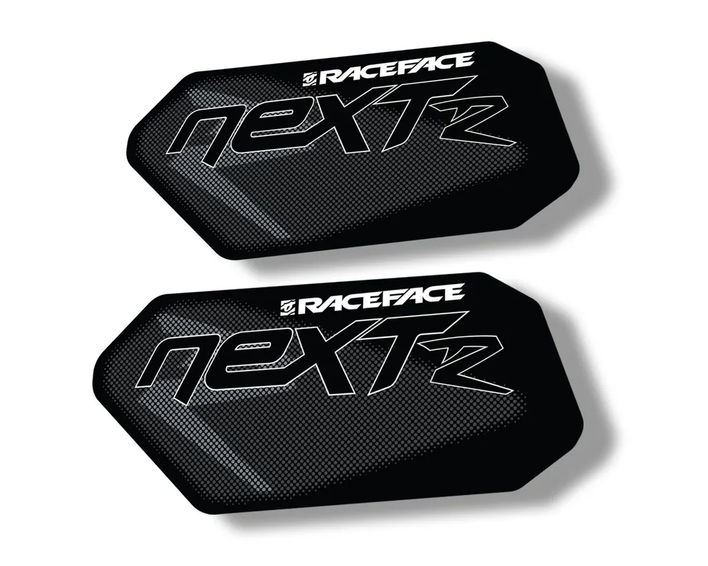 Race Face Next R Crank Decals Set Sticker Mountain Bike Adhesive White 2Pcs - 1
