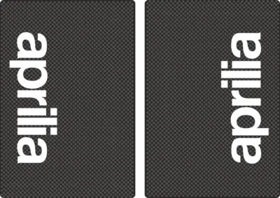 Aprilia Suspension Bike Upper Fork Decal Sticker Graphic Adhesive Carbon 2 Pcs - 1