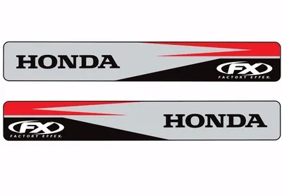 Factory Effex HONDA Swingarm Motocross Graphic Logo Sticker Adhesive Decal 2 Pcs - 1