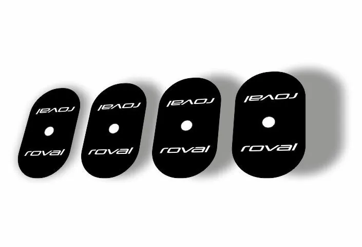 ROVAL 2021 Valve Sticker for Road Bike Rim Decal Cycling Bicycle Adhesive 4 Pcs - 1