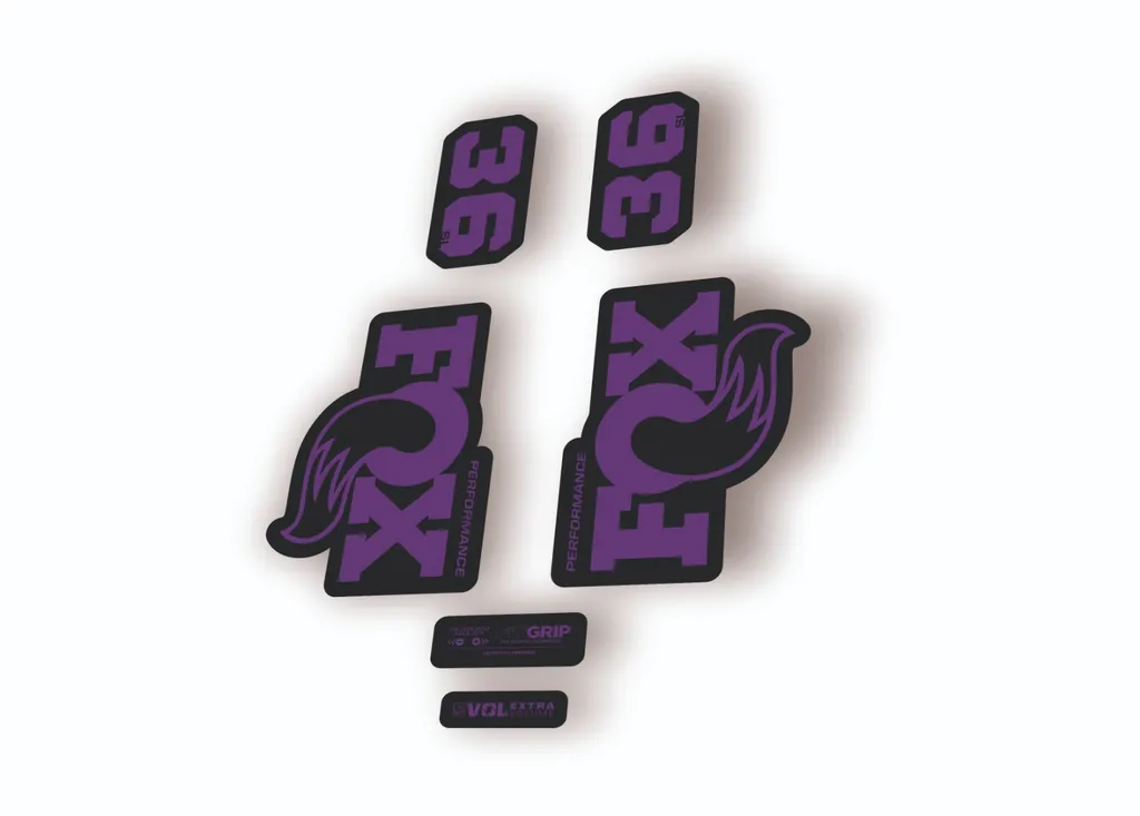 FOX 36 SL Performance Factory 2026 Fork Decal Sticker Adhesive Purple - 1