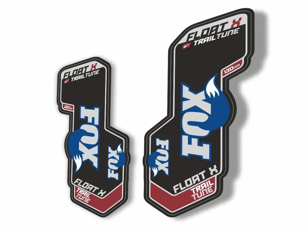 FOX Float X Trail Tune 2009 Forks Suspension Factory Decal Sticker Adhesiv Black - 1