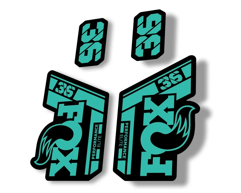 FOX 36 Performance Elite 2021 Forks Suspension Factory Decal Sticker Dolphin - 1