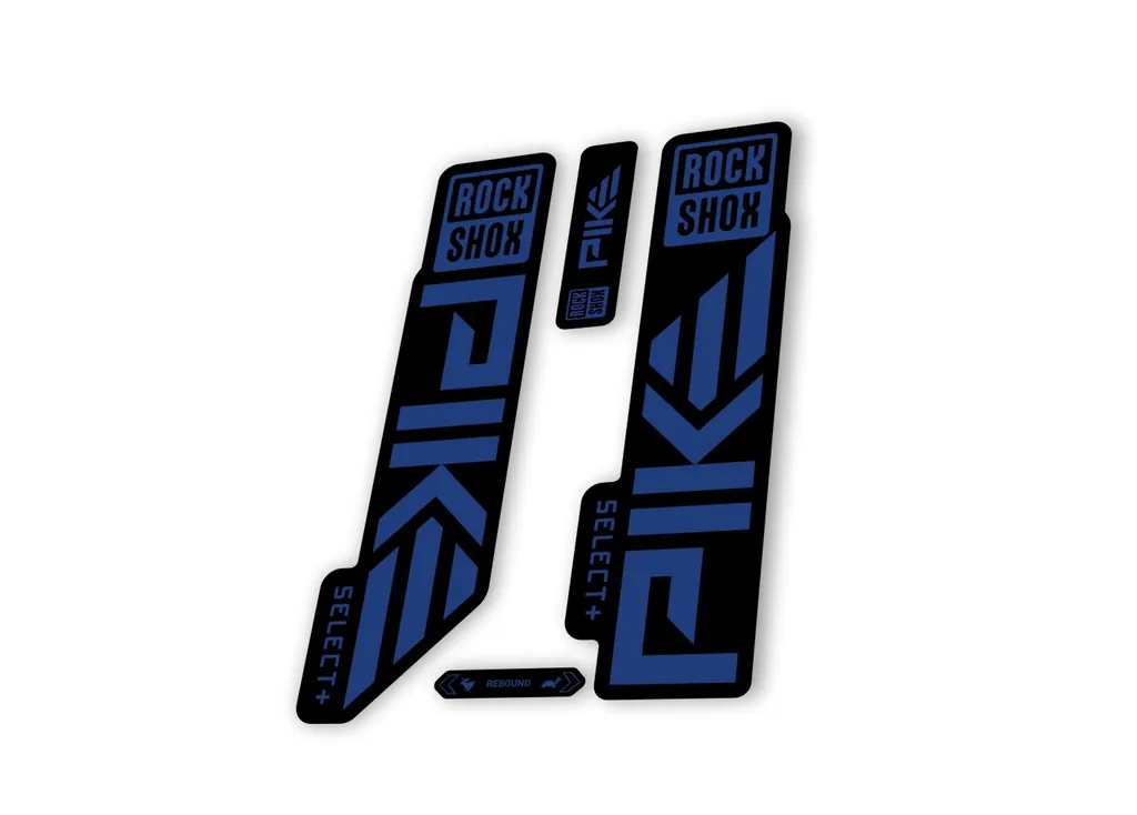 Rock Shox PIKE SELECT + Plus 2023 Mountain Bike Cycling Decal Sticker Dark Blue - 1