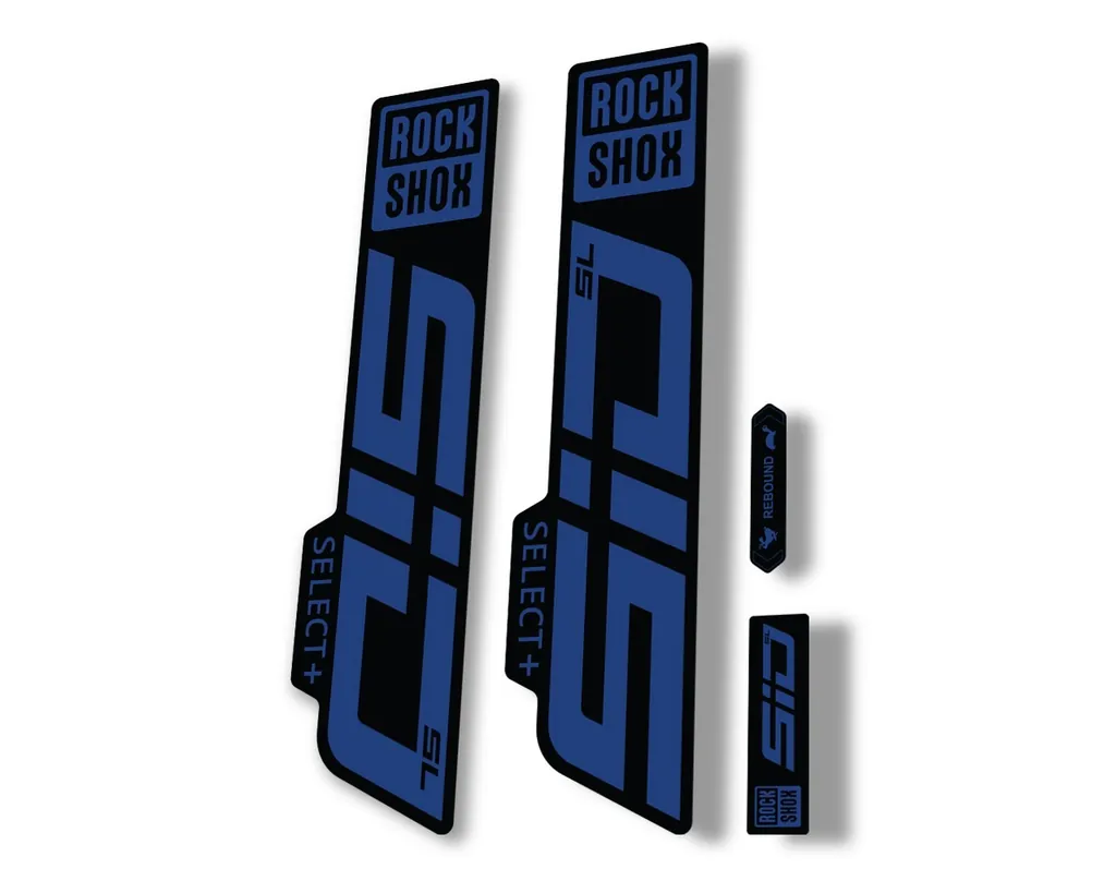 Rock Shox SID SL Select Plus 2021 Mountain Bike Cycling Decal Sticker Dark Blue - 1