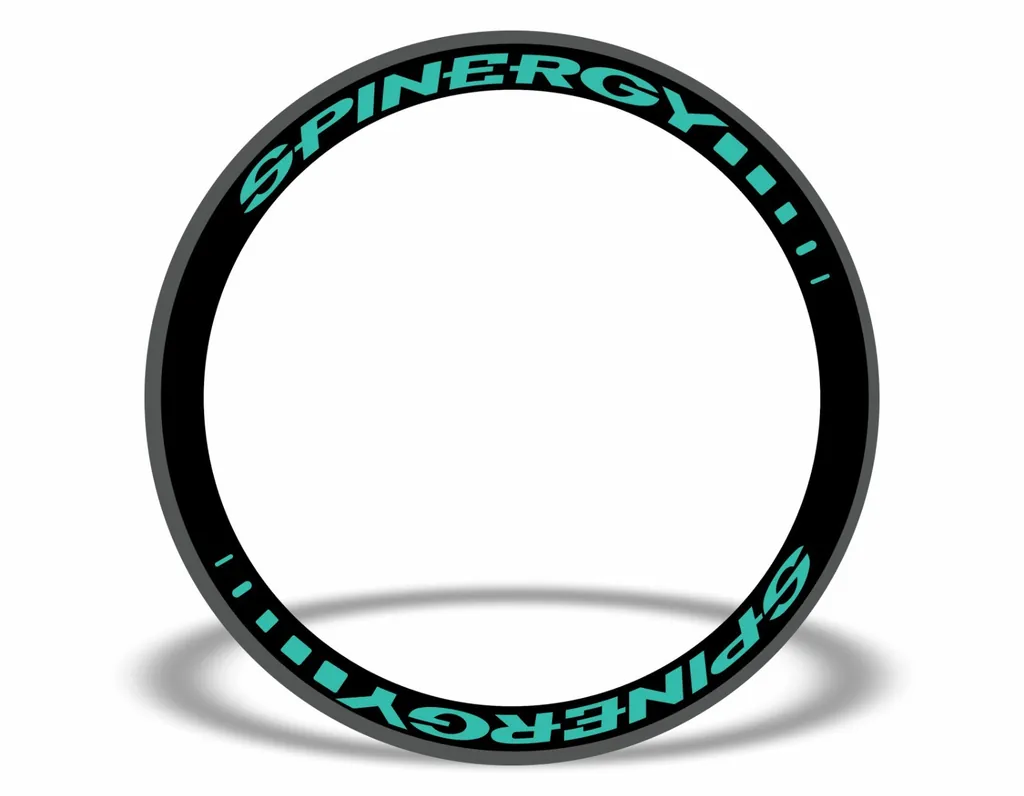 SPINERGY Stealth Rim Wheelset Decal Factory Sticker Vinyl Adhesive Dolphin 8 Pcs - 1