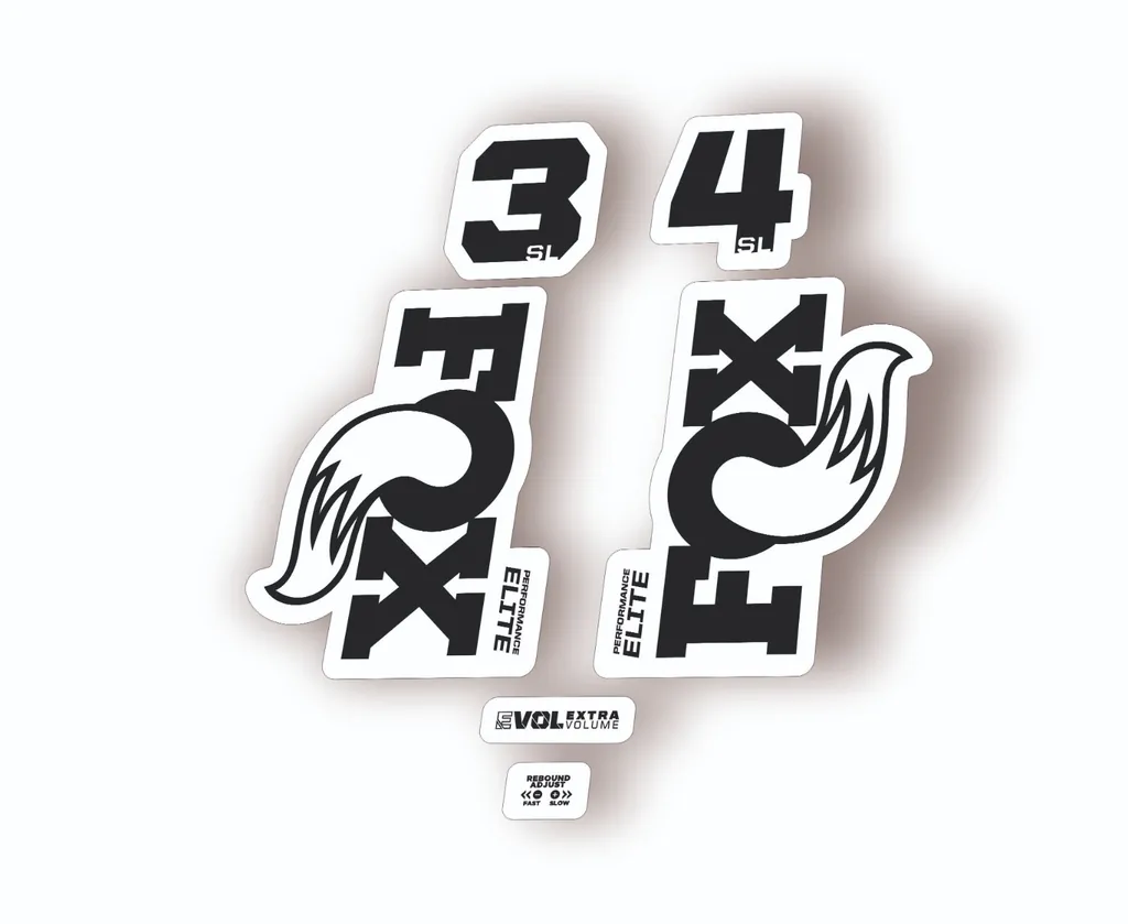 FOX 36 Elite Performance 2026 Fork Factory Decal Sticker Adhesive Lime Green - 1