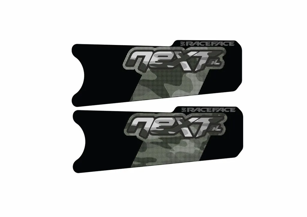 Race Face Next SL Crank Decals Set Sticker Mountain Bike Adhesive Camuflage 2Pcs - 1
