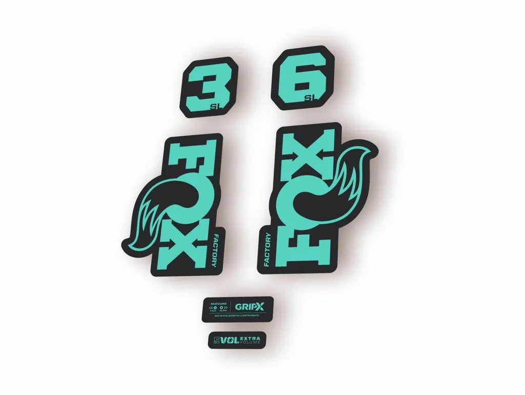 FOX 36 SL Factory 2026 Fork Decal Suspension Sticker Adhesive Dolphin - 1