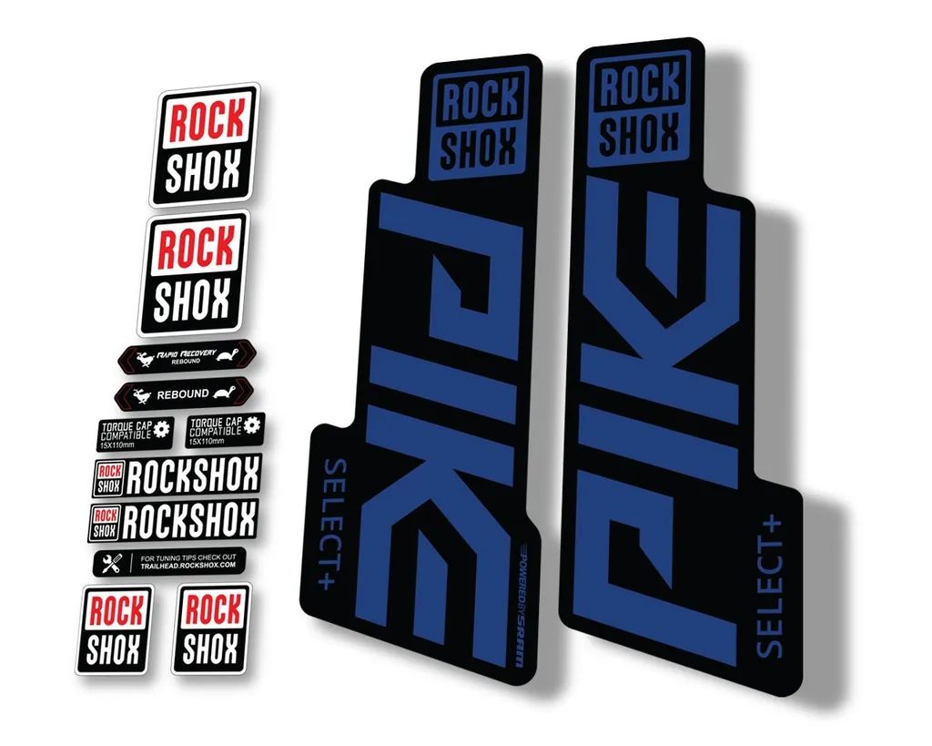 Rock Shox PIKE 2020 Select Plus (+) Mountain Bike Cycling Decal Sticker D. Blue - 1