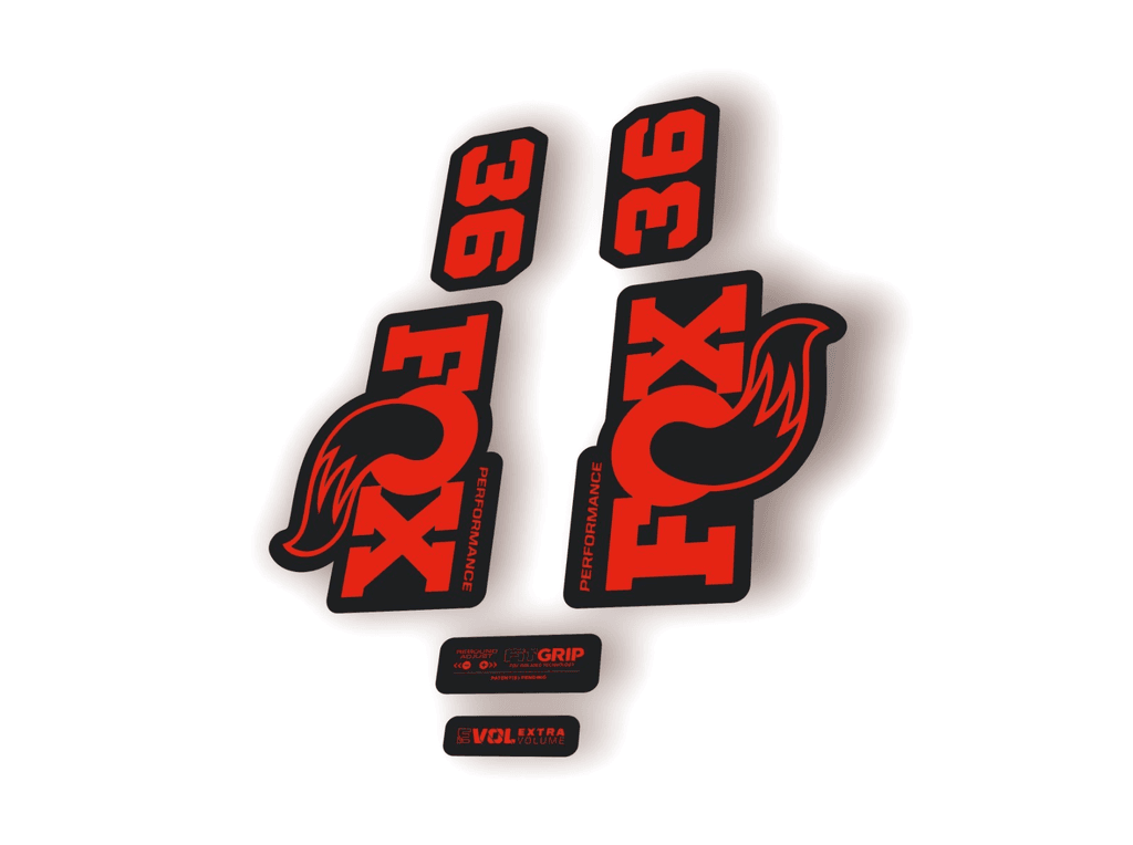 FOX 36 Performance 2026 Fork Factory Suspension Decal Sticker Adhesive Red - 1