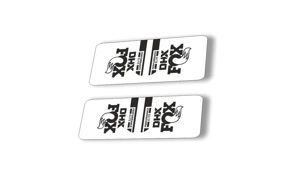FOX DHX 2022 Performance Elite Rear Shock Suspension Sticker Decal Black - 1