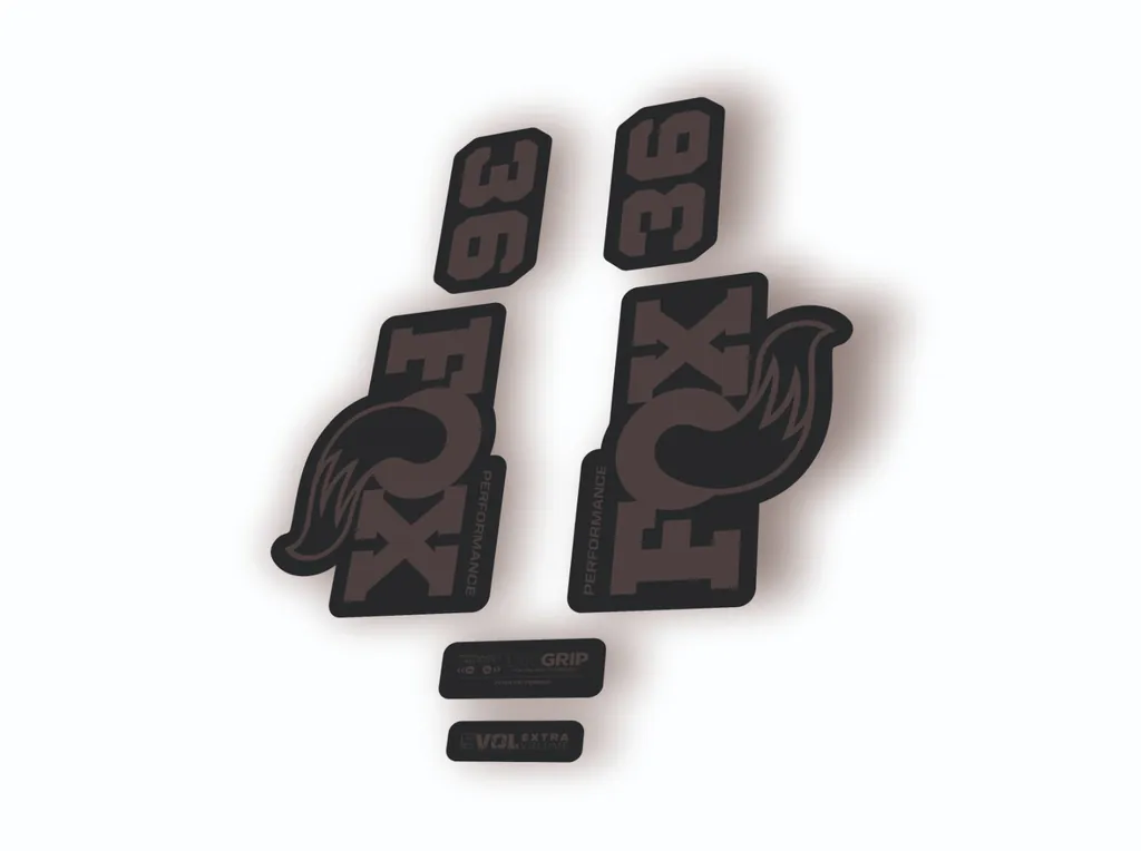 FOX 36 Performance 2026 Fork Factory Suspension Decal Sticker Adhesive Gray - 1