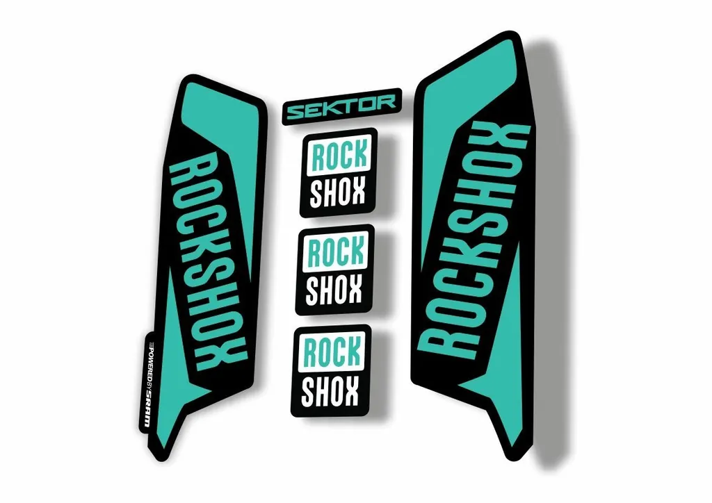Rock Shox SEKTOR 2016 Fork Decal Mountain Bike Cycling Sticker Adhesive Dolphin - 1