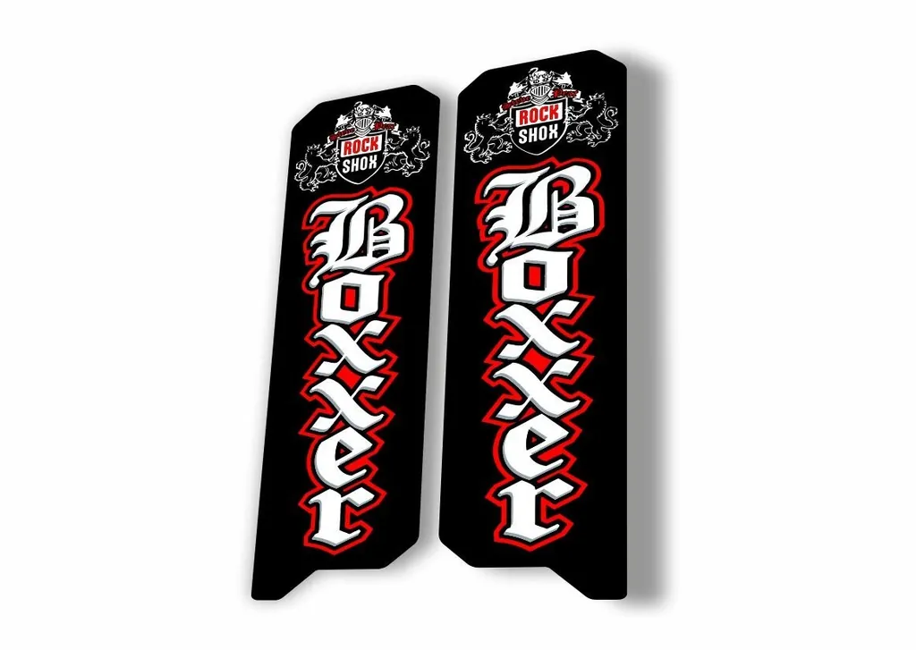 Rock Shox BOXXER Peaty 2009 Mountain Bike Cycling Decal Kit Sticker - 1