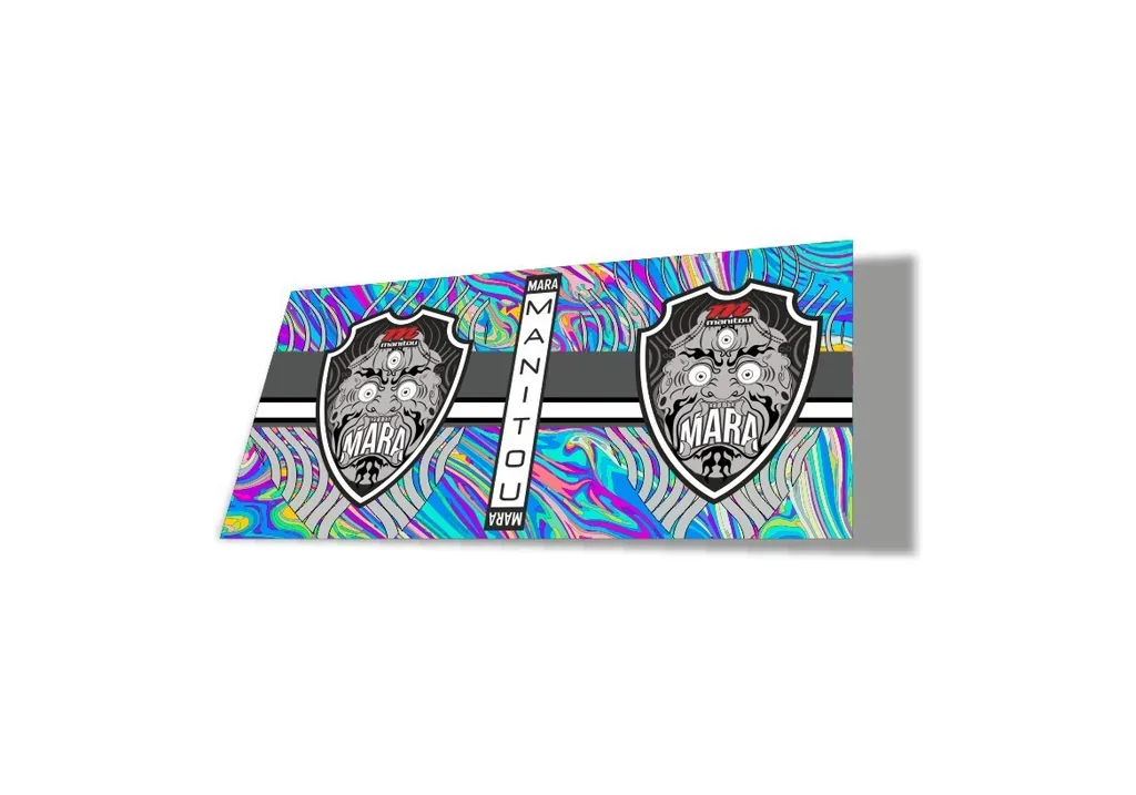 Manitou Mara 2020 Rear Shock Suspension Factory Sticker Decal Oil Slick 1 - 1