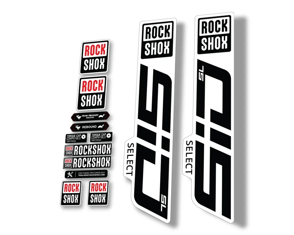 Rock Shox SID SELECT SL 2021 Fork Decal Mountain Bike Cycling Sticker Black - 1