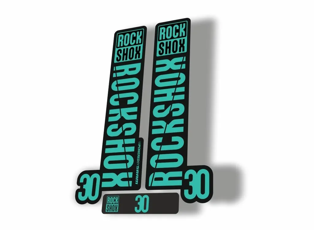 Rock Shox 30 2018 Fork Decal Mountain Bike Cycling Sticker Adhesive Dolphin - 1