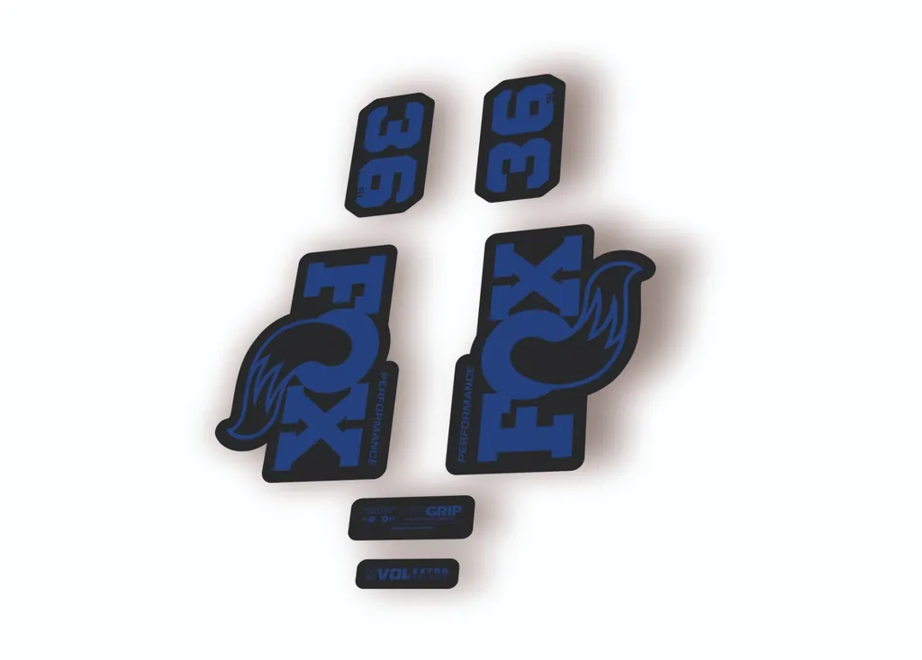 FOX 36 SL Performance Factory 2026 Fork Decal Sticker Adhesive Dark Blue - 1