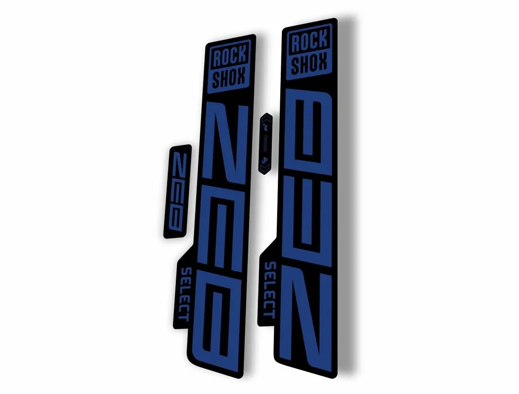 Rock Shox ZEB 2021 Select Mountain Bike Cycling Decal Sticker Adhesive Dark Blue - 1