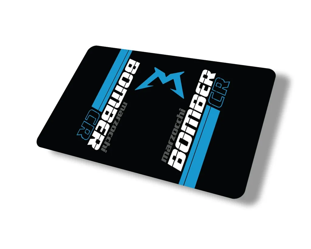 Marzocchi Bomber CR 2020 Rear Shock Sticker Decal Kit Adhesive Blue - 1
