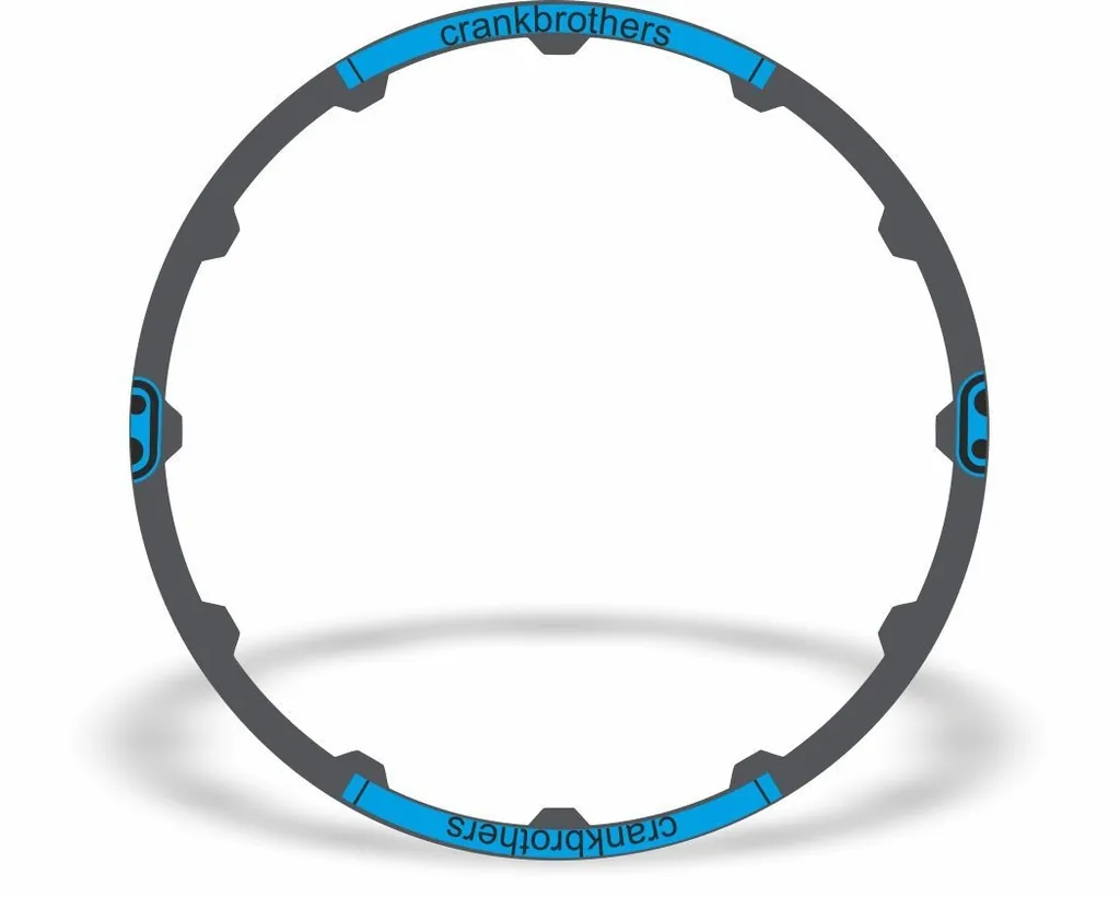 Crank Brothers Cobalt 29" Rim Stickers Decal Vinyl Replacement Adhesive Set Blue - 1
