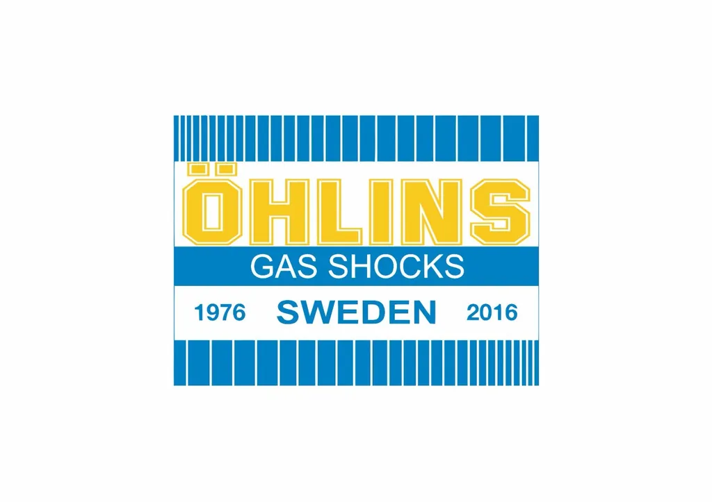 Ohlins Rear Suspension Bike Upper Fork Decal Sticker Graphic Set Adhesive - 1