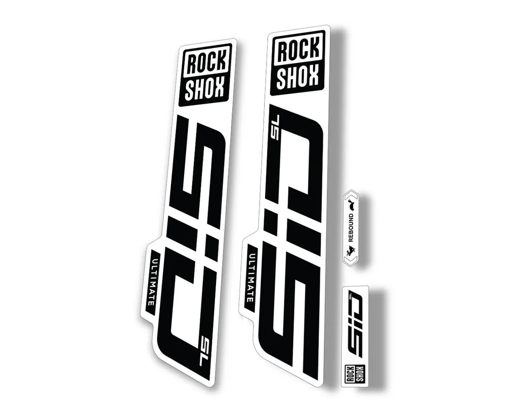 Rock Shox SID SL Ultimate 2021 Mountain Bike Cycling Decal Sticker Black - 1