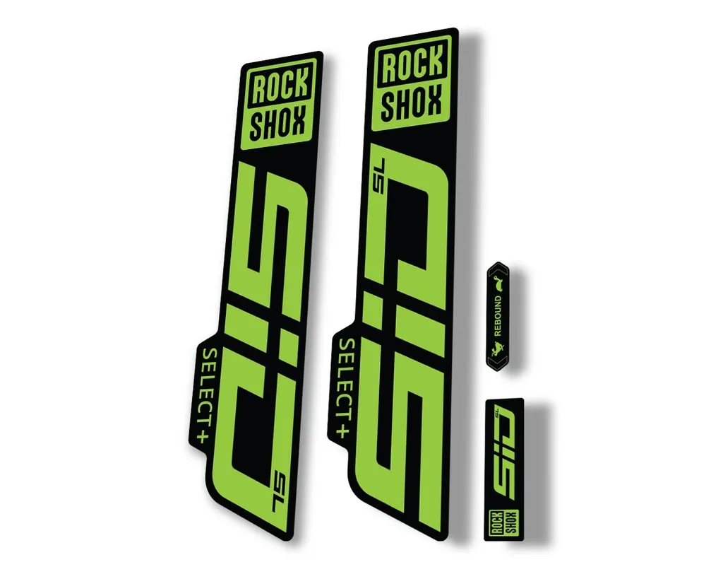 Rock Shox SID SL Select Plus 2021 Mountain Bike Cycling Decal Sticker Green - 1