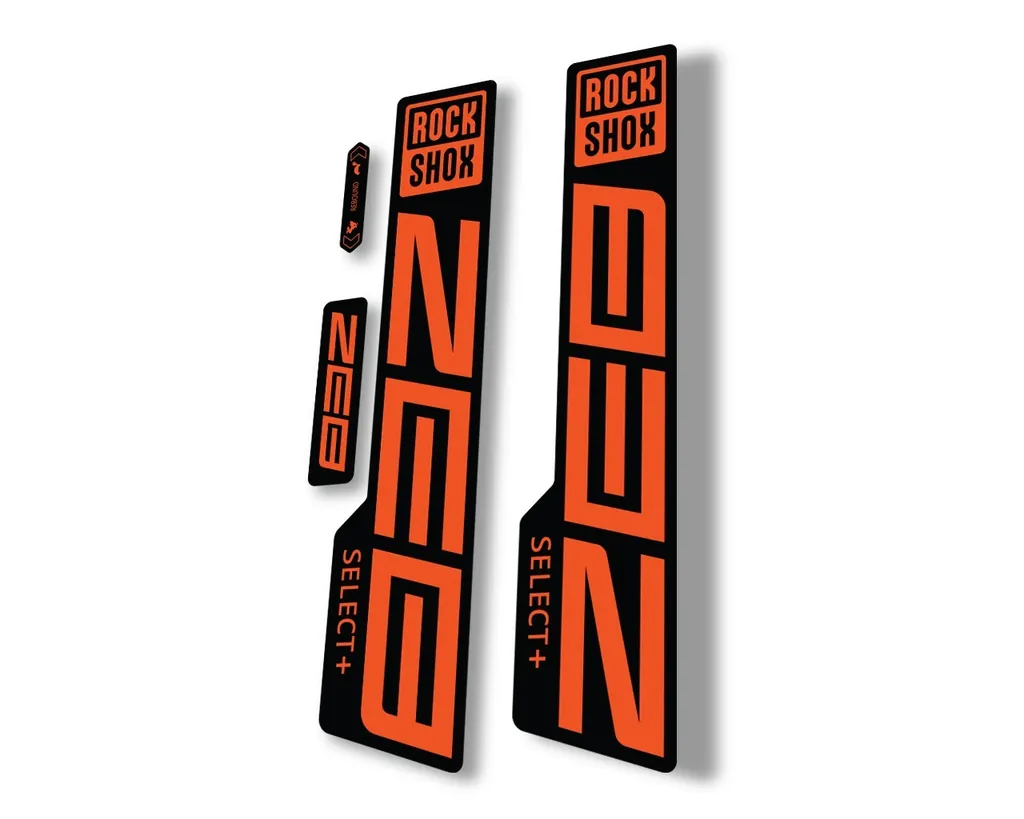 Rock Shox ZEB Select Plus 2021 Mountain Bike Cycling Decal Sticker Orange - 1