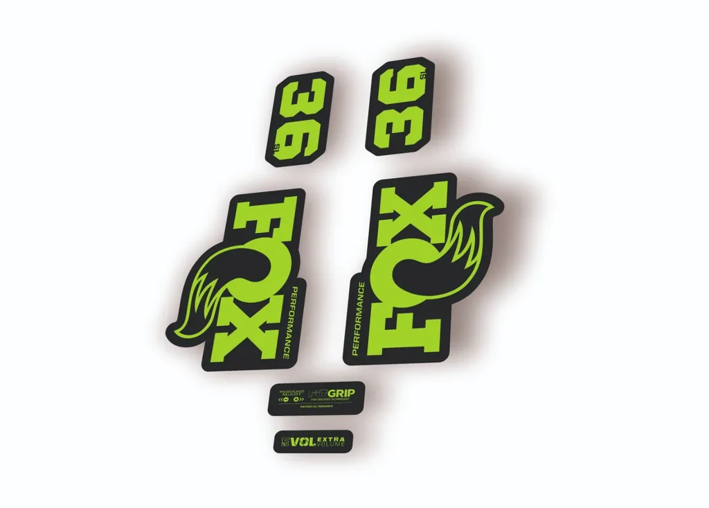 FOX 36 SL Performance Factory 2026 Fork Decal Sticker Adhesive Green - 1