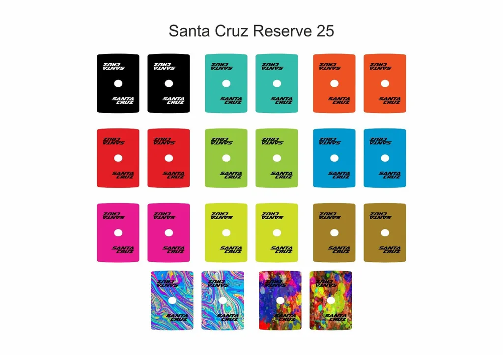Santa Cruz Valve Decals Bicycle Stickers Graphic Adhesive Set Vinyl Reserve 25 - 1