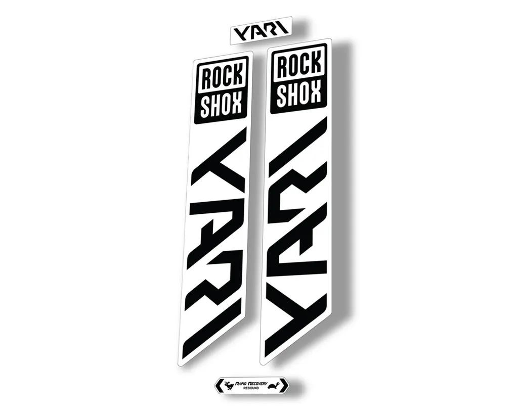 Rock Shox YARI 2021 Fork Decal Mountain Bike Cycling Sticker Adhesive Black - 1