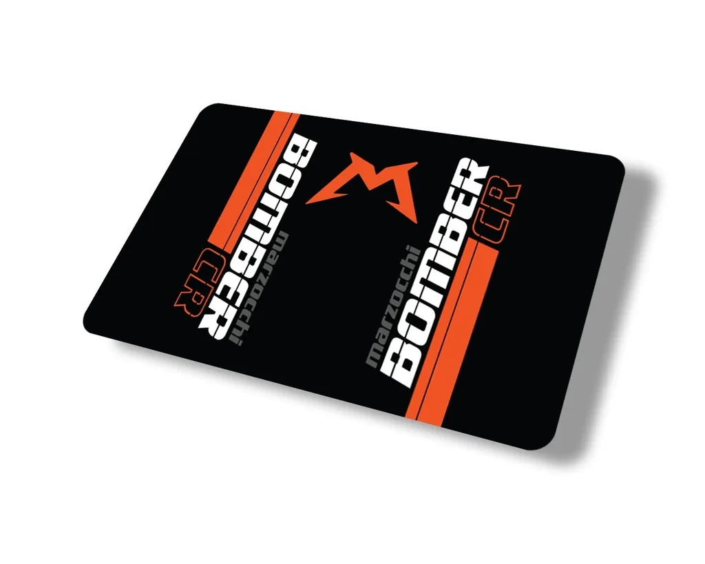 Marzocchi Bomber CR 2020 Rear Shock Sticker Decal Kit Adhesive Orange - 1