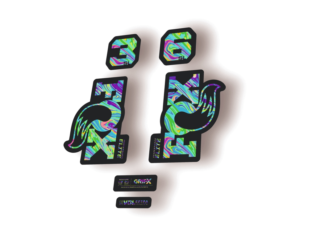 FOX 36 SL Elite 2026 Fork Factory Suspension Decal Sticker Adhesive Oil Slick 1 - 1