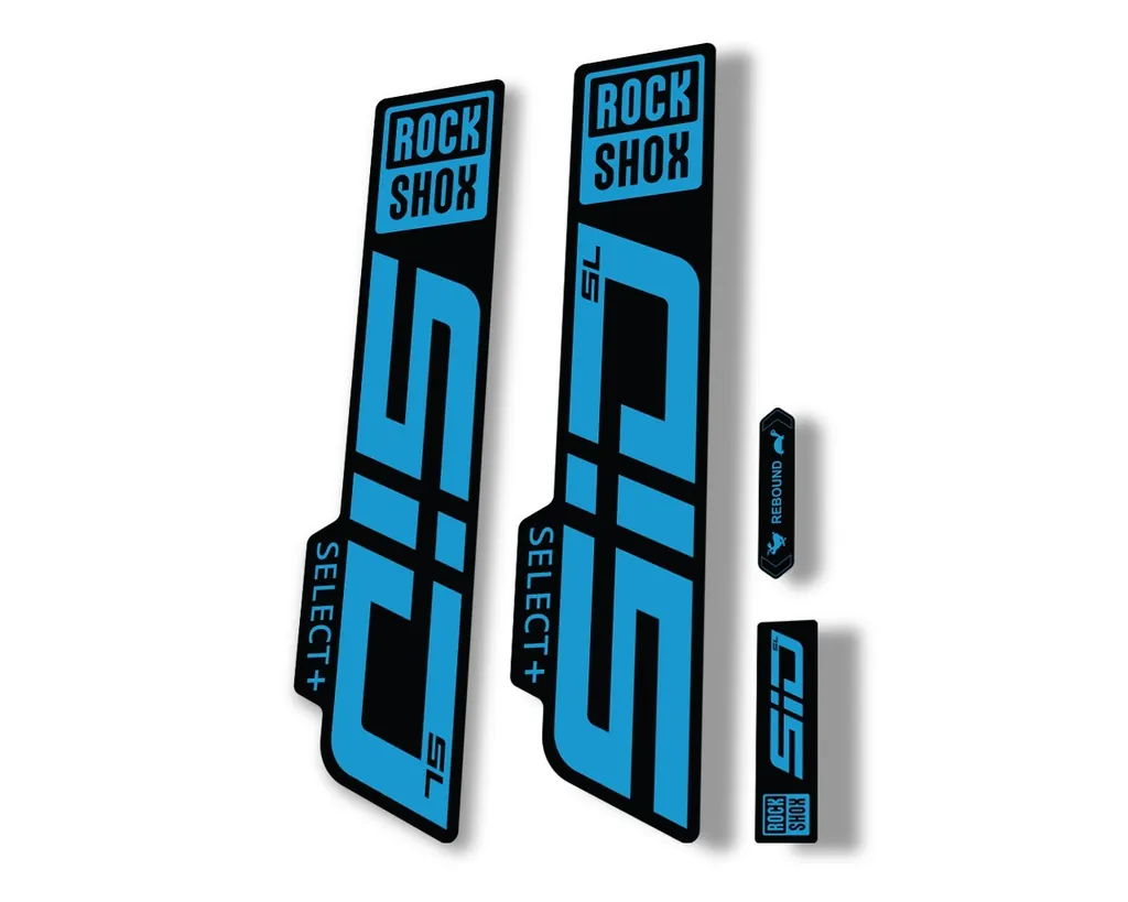 Rock Shox SID SL Select Plus 2021 Mountain Bike Cycling Decal Sticker Blue - 1