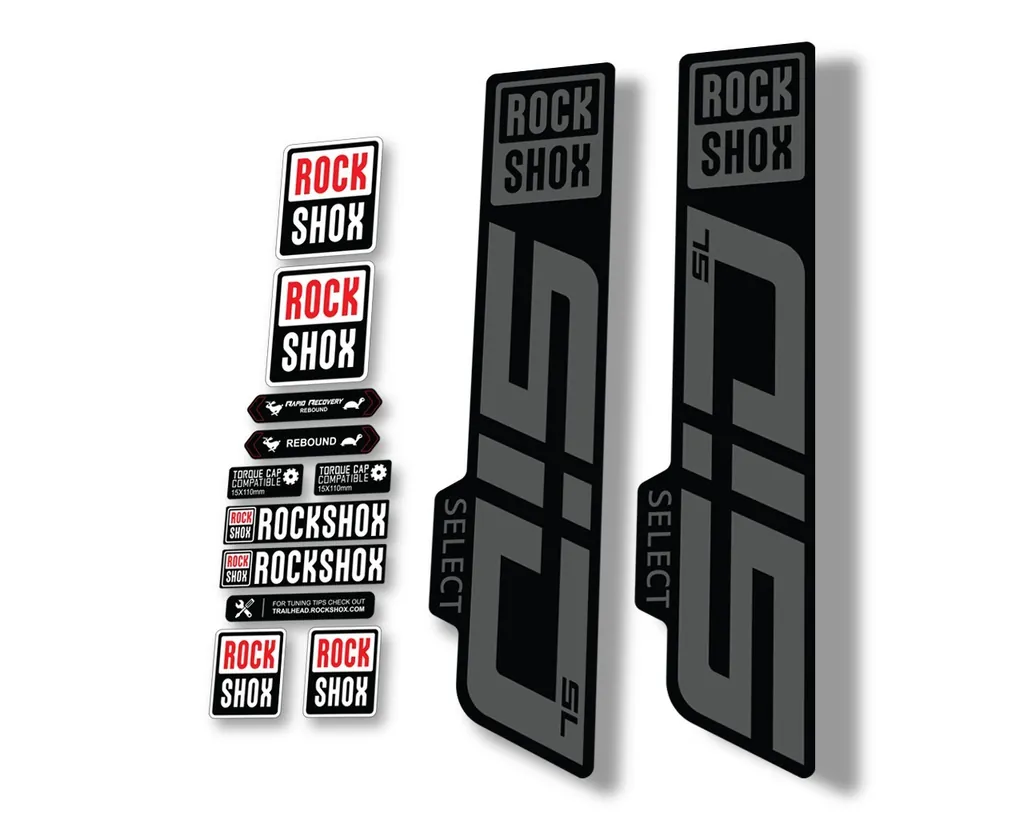 Rock Shox SID SELECT SL 2021 Fork Decal Mountain Bike Cycling Sticker Gray - 1
