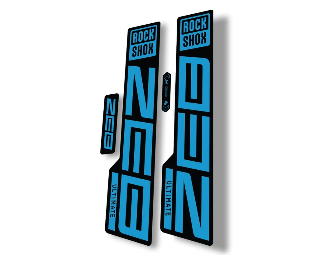 Rock Shox ZEB 2021 ULTIMATE Mountain Bike Cycling Decal Sticker Adhesive Blue - 1